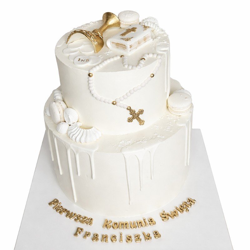 Holy Sacrament Drip Cake