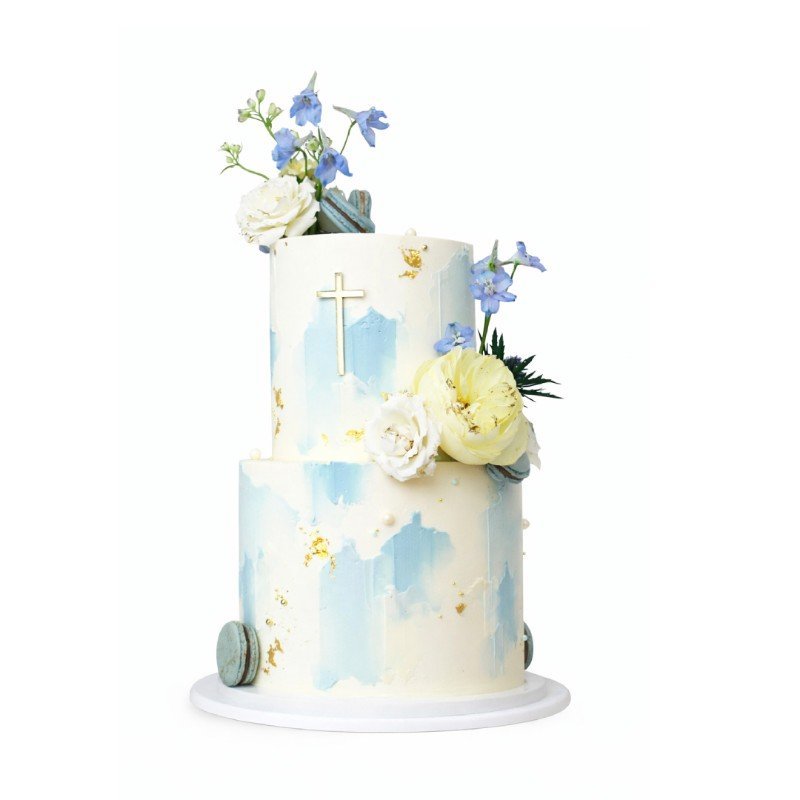 Heavenly Blue Grace Cake