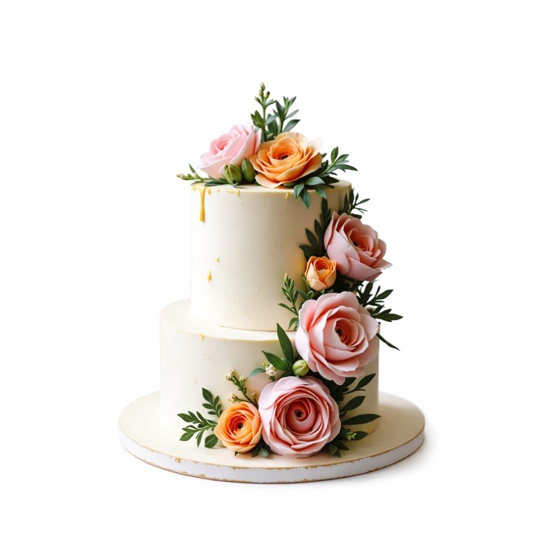 Peach Blossom Luxe Cake